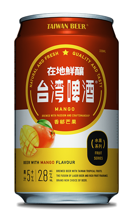 Taiwan Beer Mango 5+% juice | 2.8% ABV | 6 cans