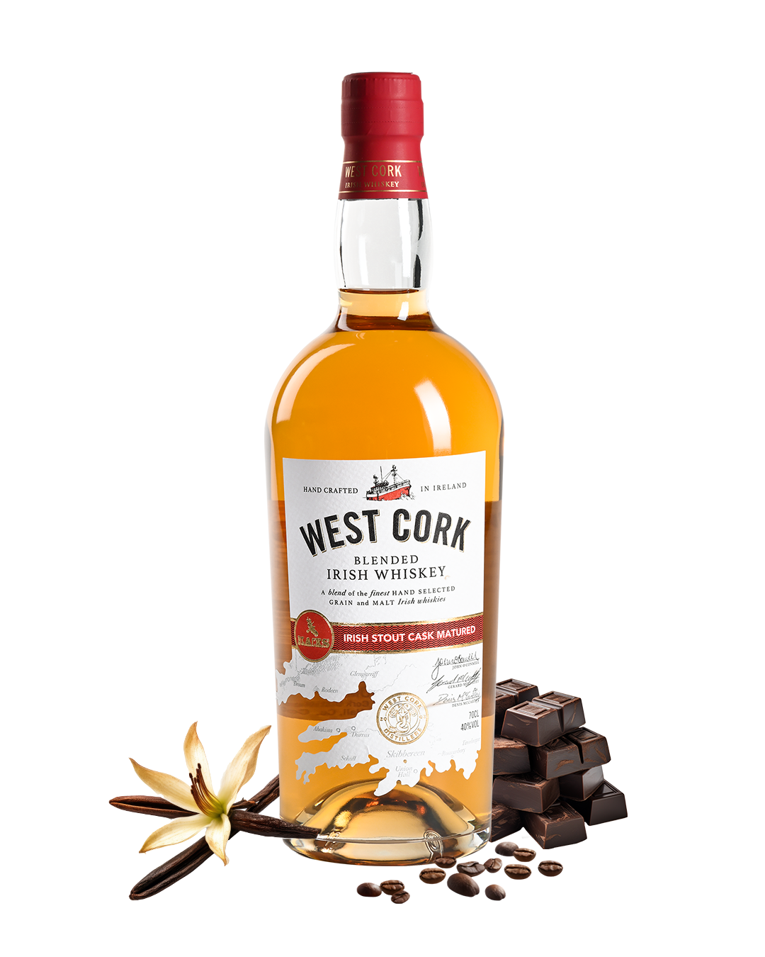 West Cork Stout Cask Irish Whiskey